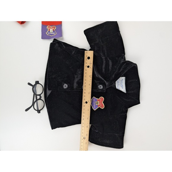 Build a Bear Wizard Academy Robe Scarf Hat Glasses Costume Set Outfit Play - Picture 6 of 10